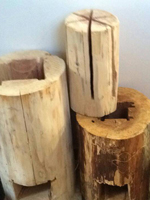 丸太ストーブ
